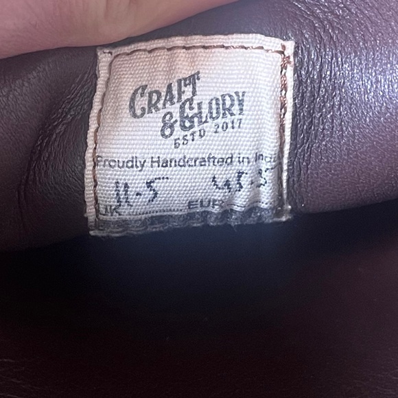 Craft and Glory Oslo Penny Loafers (Brown Rough Cut) Goodyear Welted main image 4
